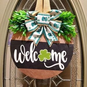 St Patrick's Day Door Sign Large